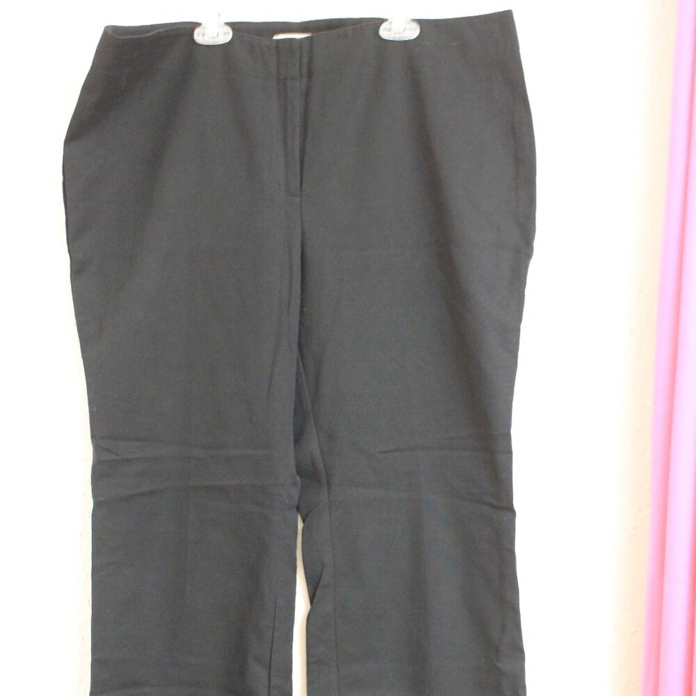 #530 Chico's Black Dress Pants Size 3 Regular (16)